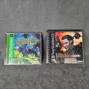 Syphon Filter Covert ops Sony PlayStation 1 2000   Games bundle B2-38